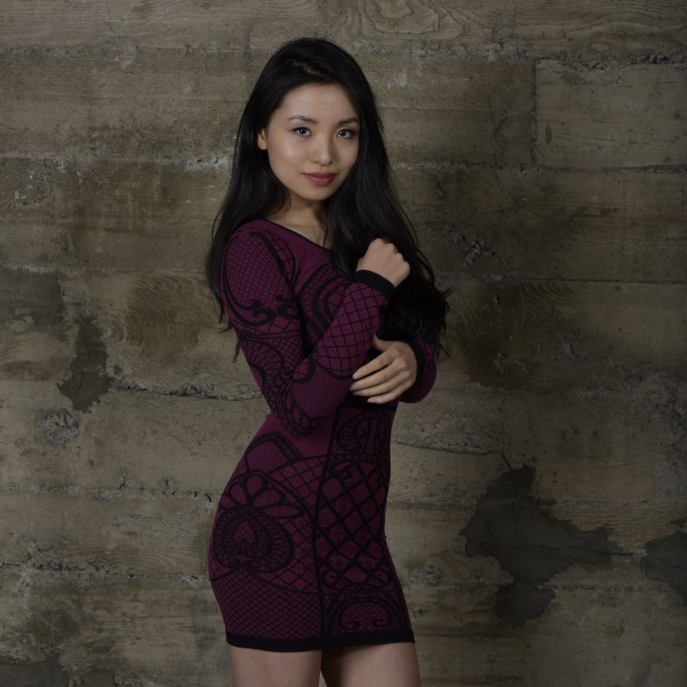 Free People Purple Bodycon Dress XS/S